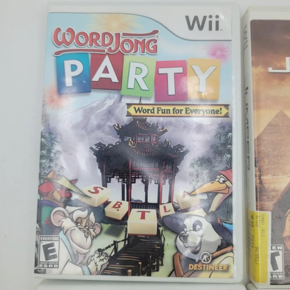 4 Nintendo Wii Game Lot X-Men Origins Wolverine Deal or No Deal Jumper WordJong